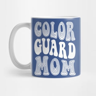 Color Guard Mom Retro Groovy Mug